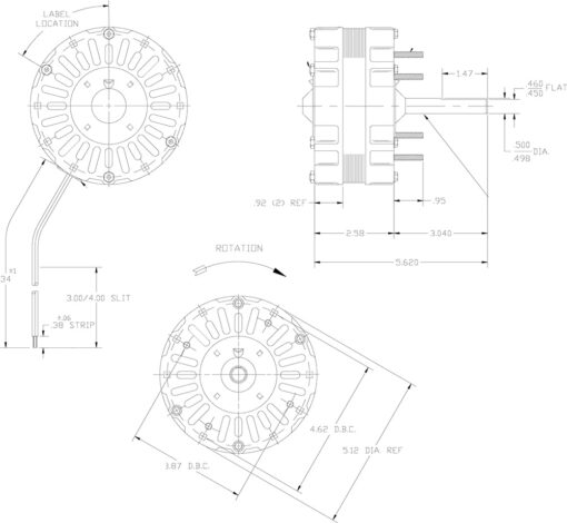 McMillan 2595 Motor Outline