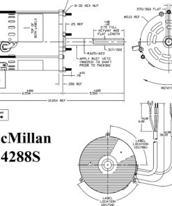 McMillan Electric 4288S Replacement Motor